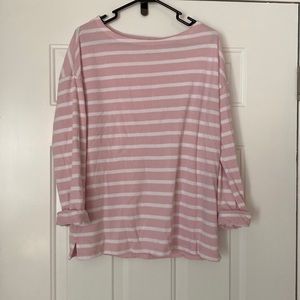Pink stripped blouse
